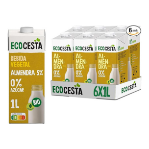 Pack 6 Bebida de almendra ecologica Ecocesta
