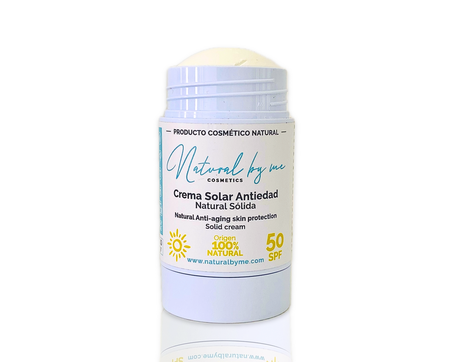 CREMA SOLAR ANTIEDAD NATURAL SOLIDA SPF50
