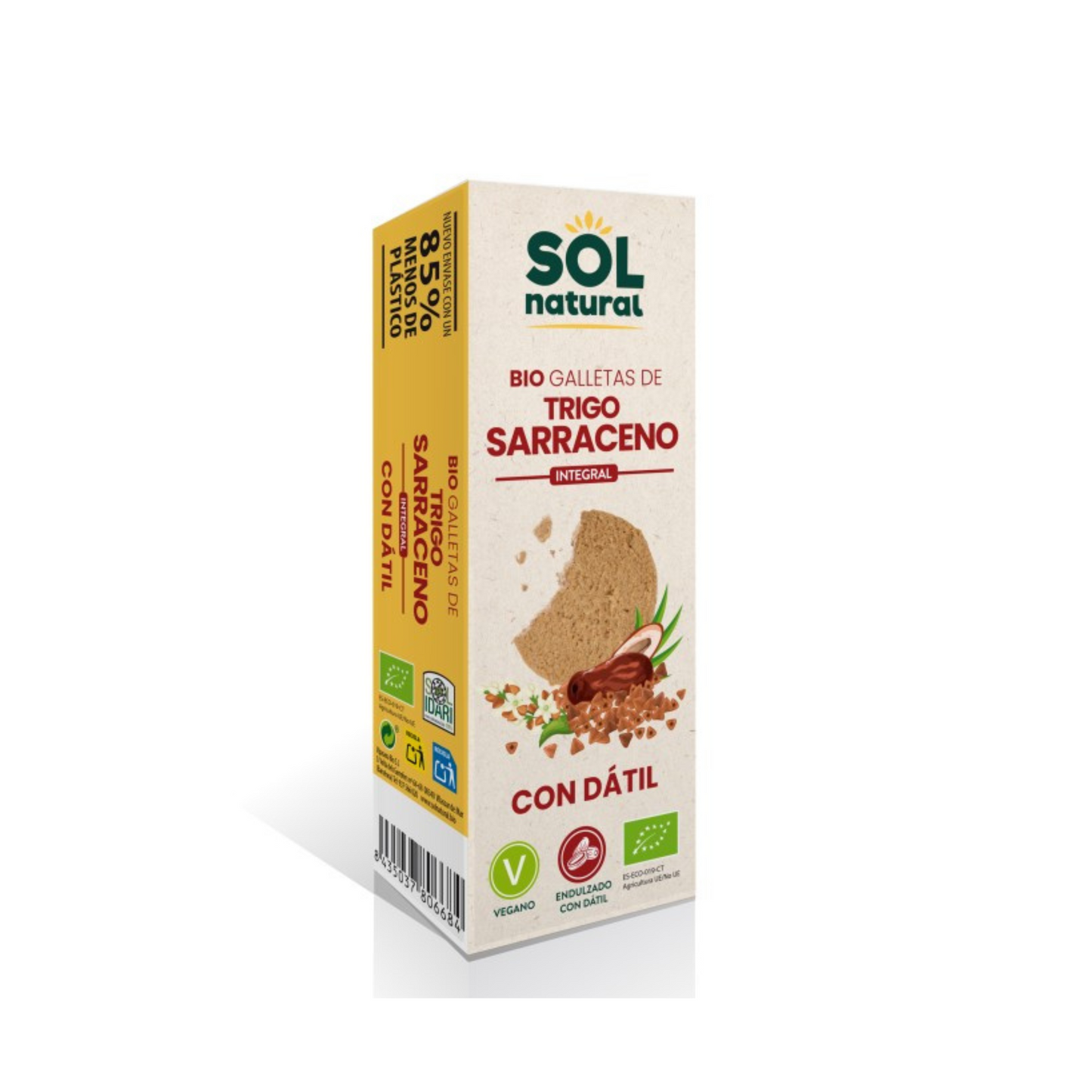 Galletas de trigo sarraceno con dátil Bio